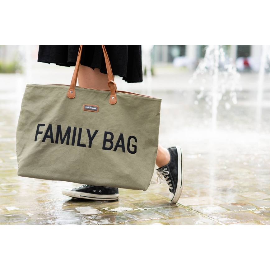 Childhome - Cestovní taška FAMILY BAG khaki