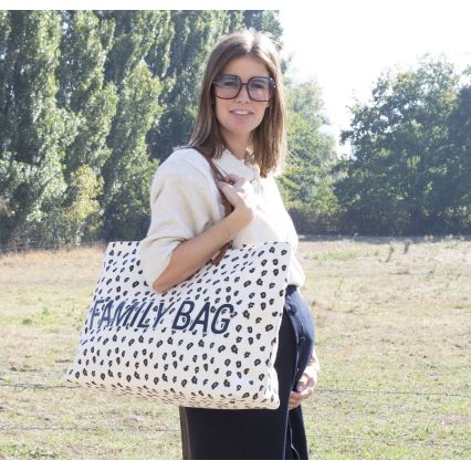 Childhome - Cestovní taška FAMILY BAG leopard