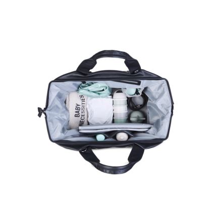 Childhome - Přebalovací taška MOMMY BAG LEATHER černá