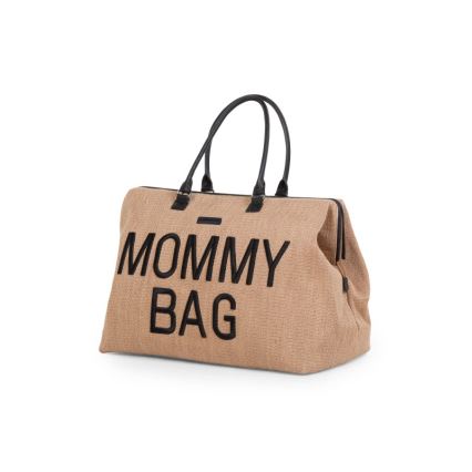 Childhome - Přebalovací taška MOMMY BAG RAFFIA LOOK béžová