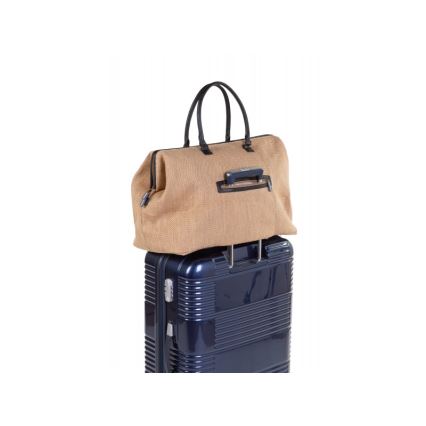 Childhome - Přebalovací taška MOMMY BAG RAFFIA LOOK béžová