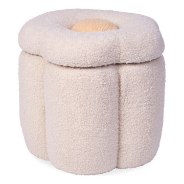 Childhome - Taburet FLOWER pr. 35 cm krémová