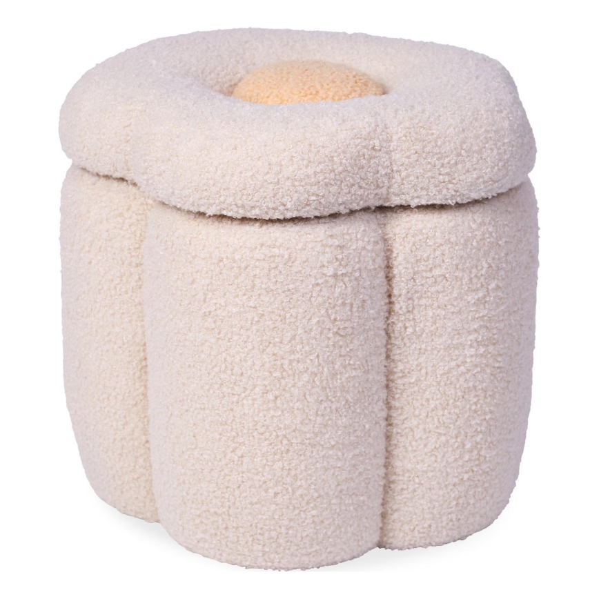 Childhome - Taburet FLOWER pr. 35 cm krémová