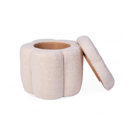 Childhome - Taburet FLOWER pr. 35 cm krémová