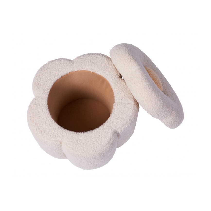 Childhome - Taburet FLOWER pr. 35 cm krémová