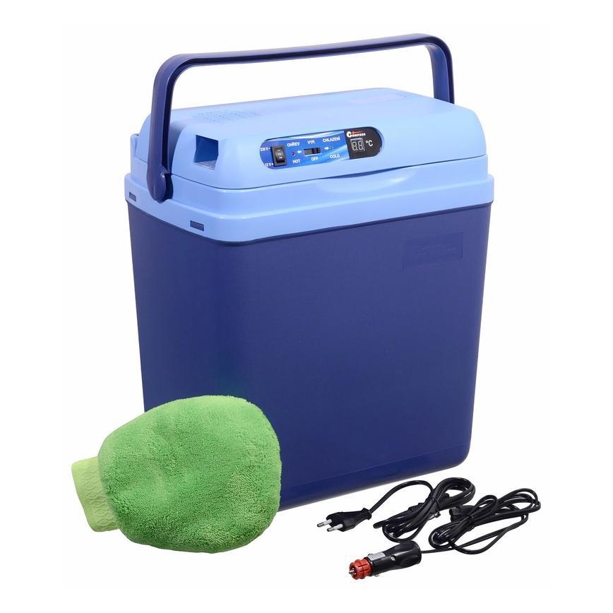 Chladící box s displejem 48W/230/12V 25 l modrá