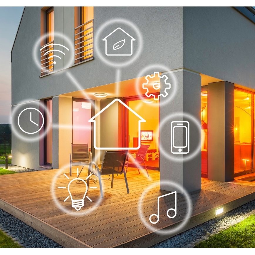 Chytrá kamera LED/230V/Wi-Fi Tuya