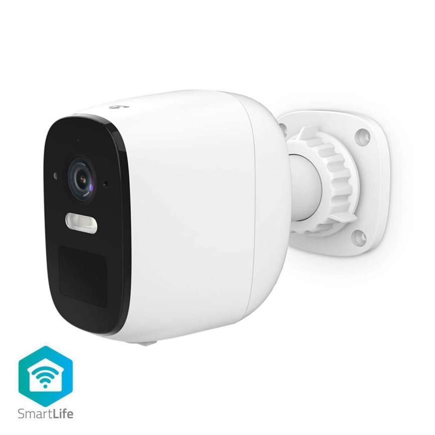 Chytrá venkovní nabíjecí kamera se senzorem SmartLife 4MP Quad HD 1440p 5V/5200mAh Wi-Fi Tuya IP66