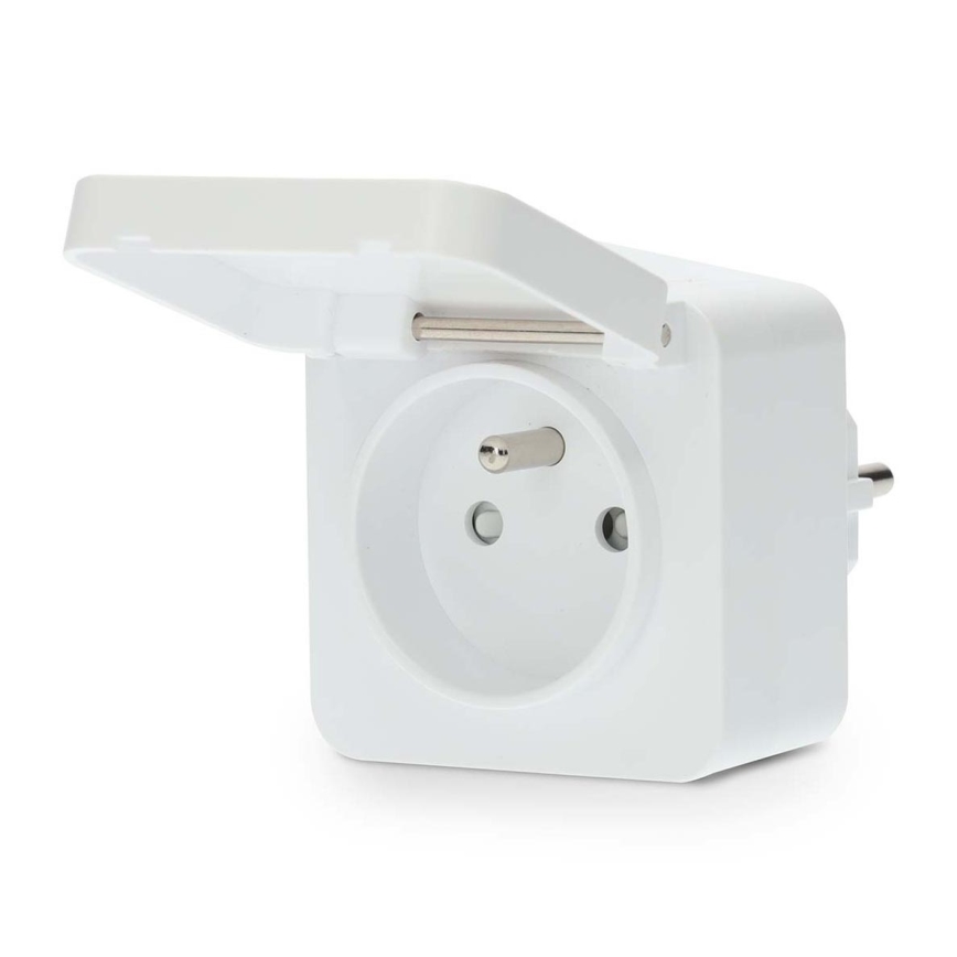 Chytrá zásuvka 3680W/230V/ Typ E/16A Wi-Fi Tuya IP44