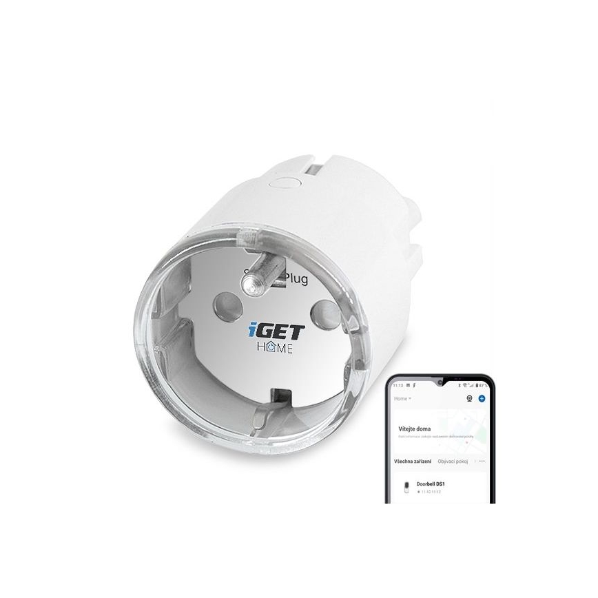 Chytrá zásuvka s měřením spotřeby 3680W/230V Wi-Fi