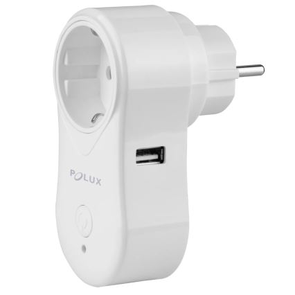 Chytrá zásuvka SMART 3400W/230V Wi-Fi Tuya + USB SCHUKO
