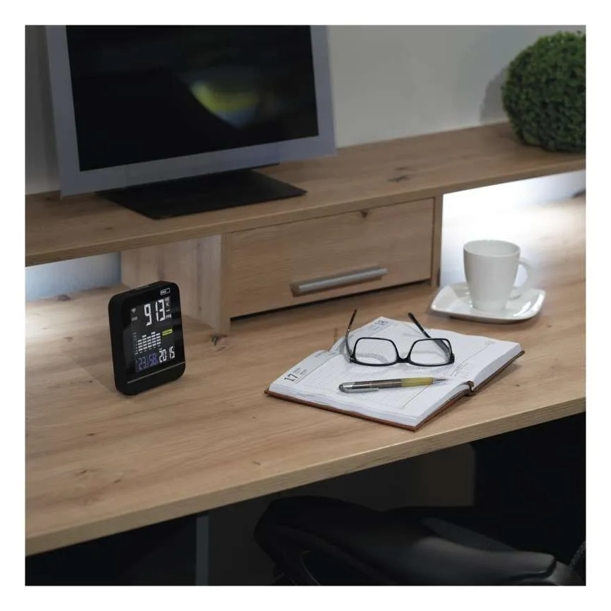 Chytrý monitor kvality ovzduší GOSMART 5V Wi-Fi