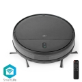 Chytrý robotický vysavač s mopem 28W/2500 mAh Wi-Fi černá + dálkové ovládání