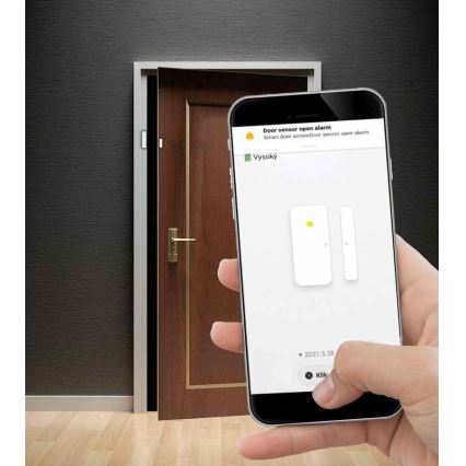 Chytrý senzor oken a dveří 3,7V 500 mAh Wi-Fi Tuya