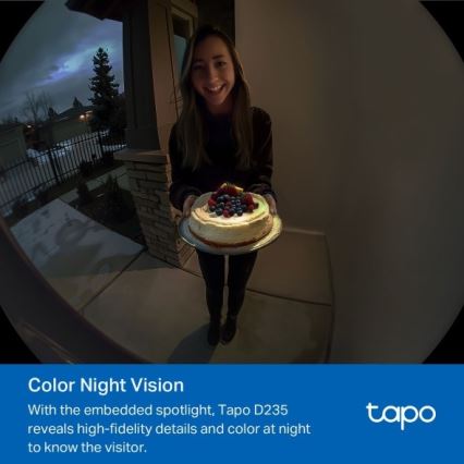 Chytrý videozvonek 2K 10000 mAh IP66 Wi-Fi Tuya