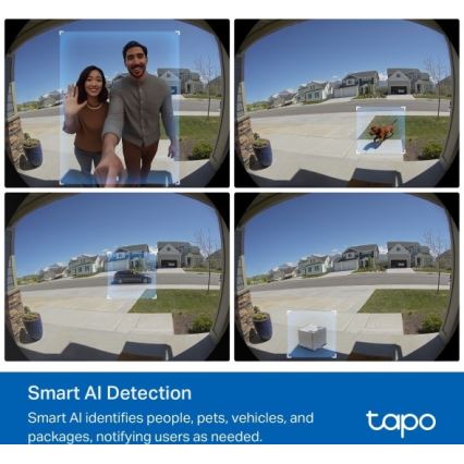 Chytrý videozvonek 2K 10000 mAh IP66 Wi-Fi Tuya