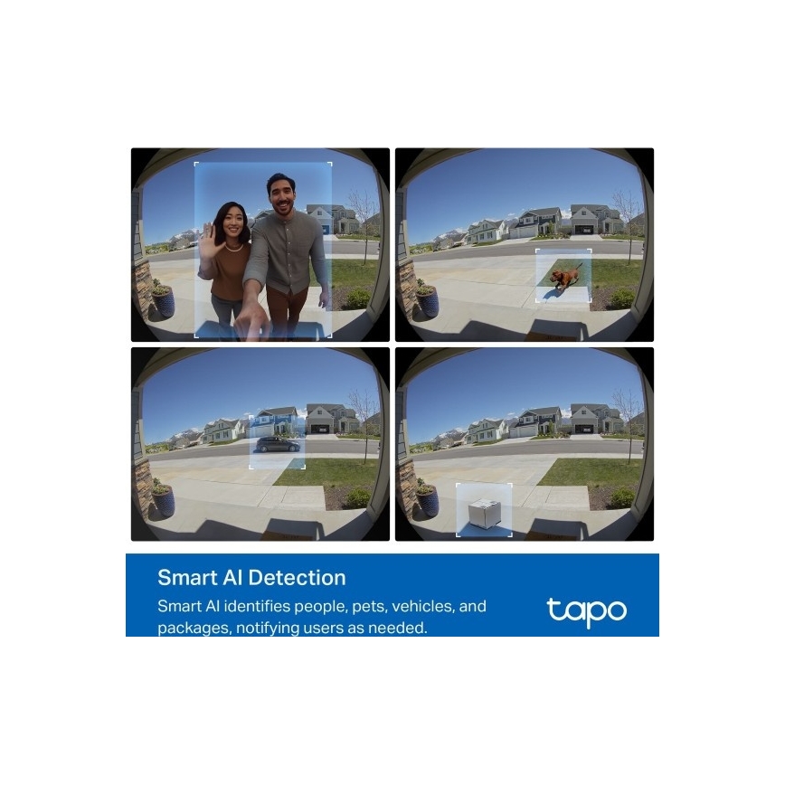 Chytrý videozvonek 2K 10000 mAh IP66 Wi-Fi Tuya