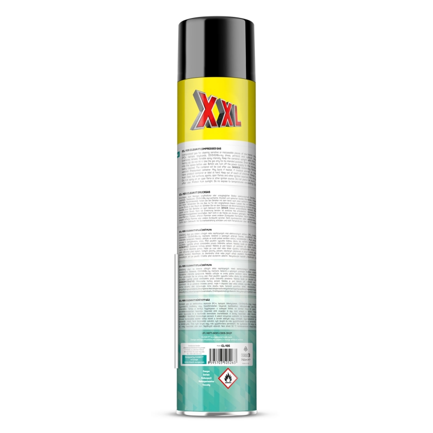 CLEAN IT CL-105 - Stlačený plyn pro čištění elektronických zařízení 750 ml