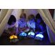Cloud B - Dětská noční lampička s projektorem 3xAA želva modrá