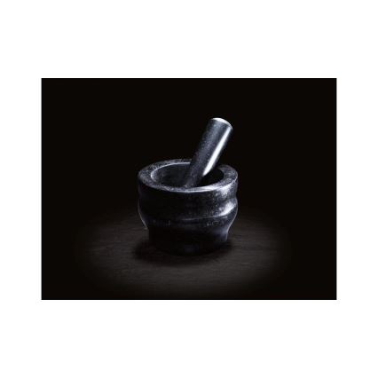 Cole&Mason - Granitový hmoždíř s tloučkem GRANITE pr. 14 cm žula/černá
