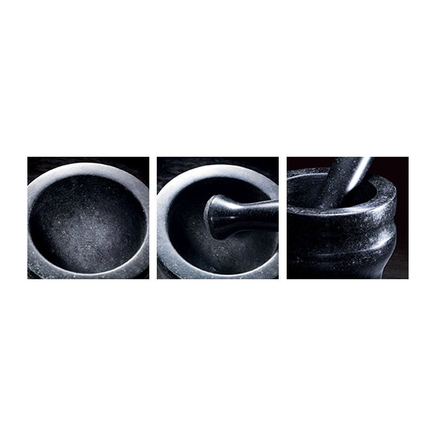 Cole&Mason - Granitový hmoždíř s tloučkem GRANITE pr. 18 cm žula/černá