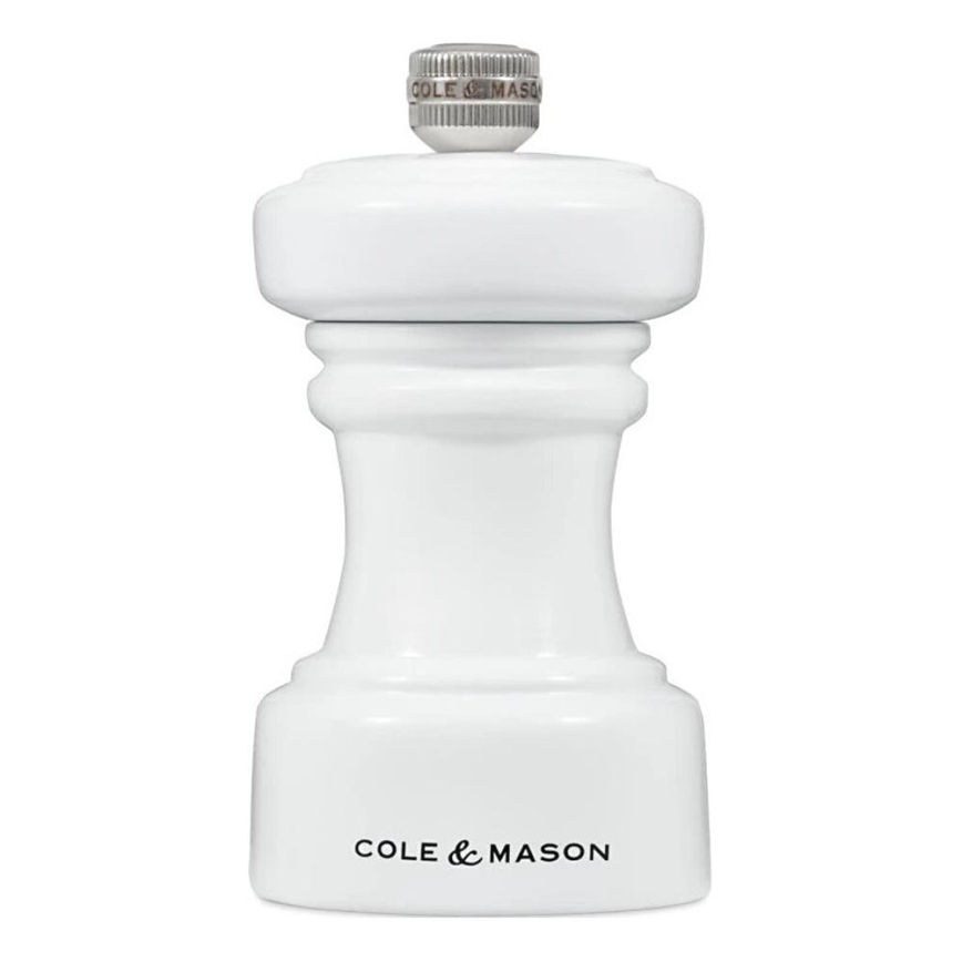 Cole&Mason - Mlýnek na pepř HOXTON 10,4 cm buk/lesklá bílá