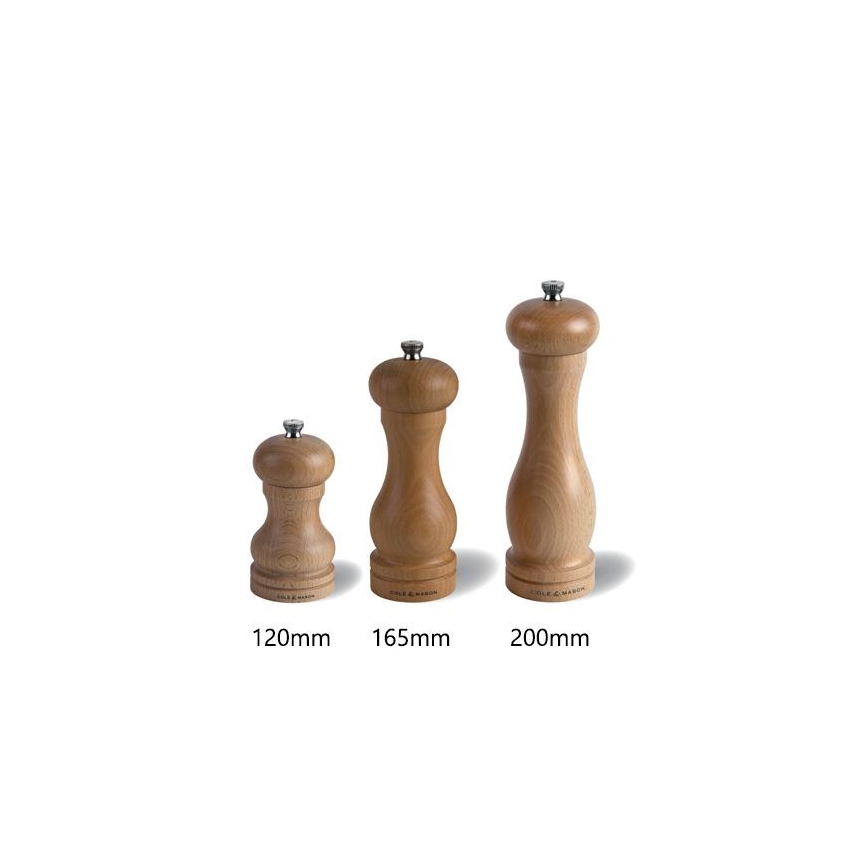 Cole&Mason - Mlýnek na sůl CAPSTAN BEECH buk 12 cm