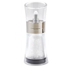 Cole&Mason - Mlýnek na sůl FLIP 15,4 cm chrom