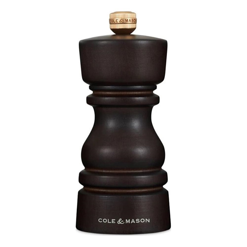 Cole&Mason - Mlýnek na sůl LONDON 13 cm buk/hnědá