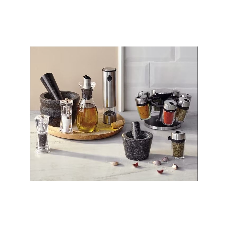 Cole&Mason - Sada mlýnků na sůl a pepř CRYSTAL 2 ks 12,5 cm