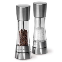 Cole&Mason - Sada mlýnků na sůl a pepř DERWENT 2 ks 19 cm lesklý chrom