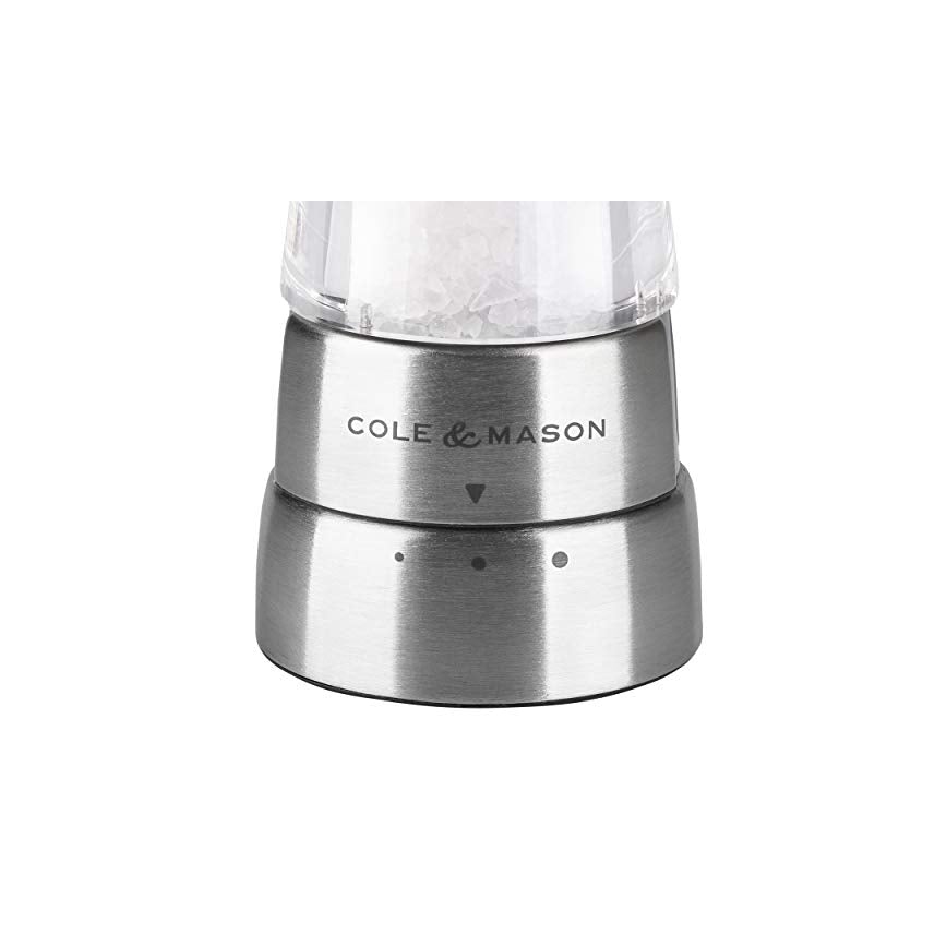 Cole&Mason - Sada mlýnků na sůl a pepř DERWENT 2 ks 19 cm lesklý chrom
