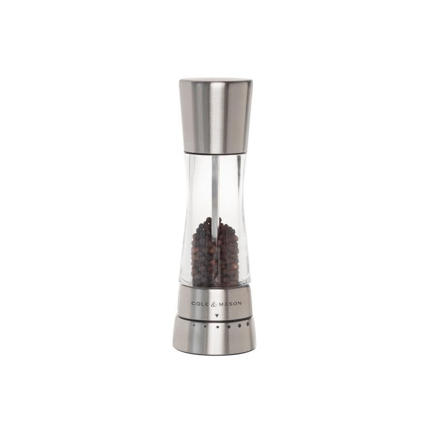 Cole&Mason - Sada mlýnků na sůl a pepř DERWENT 2 ks 19 cm lesklý chrom