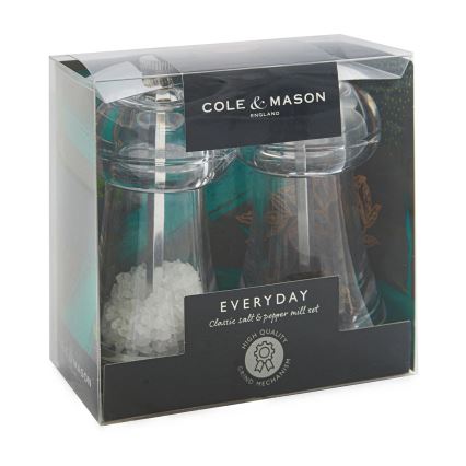 Cole&Mason - Sada mlýnků na sůl a pepř EVERYDAY 2 ks 11 cm