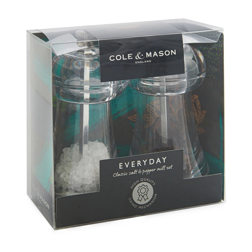 Cole&Mason - Sada mlýnků na sůl a pepř EVERYDAY 2 ks 11 cm