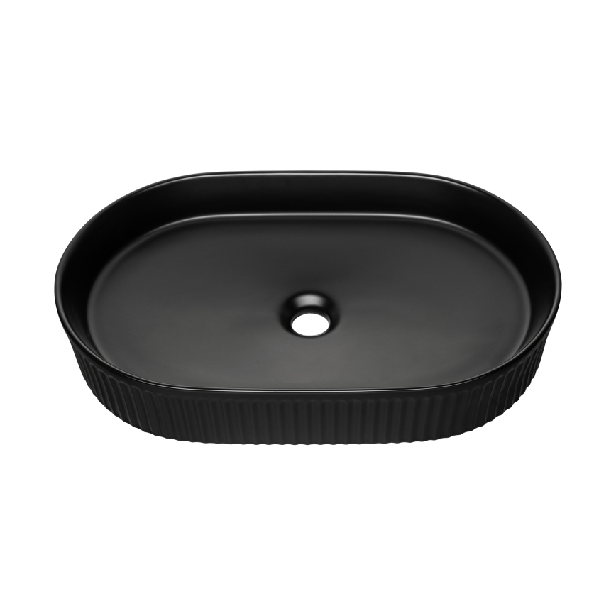 COMAD BEYOND 3 BLACK ( E-6531 ) - Umyvadlo na desku BEYOND 56x36 cm keramika/matná černá
