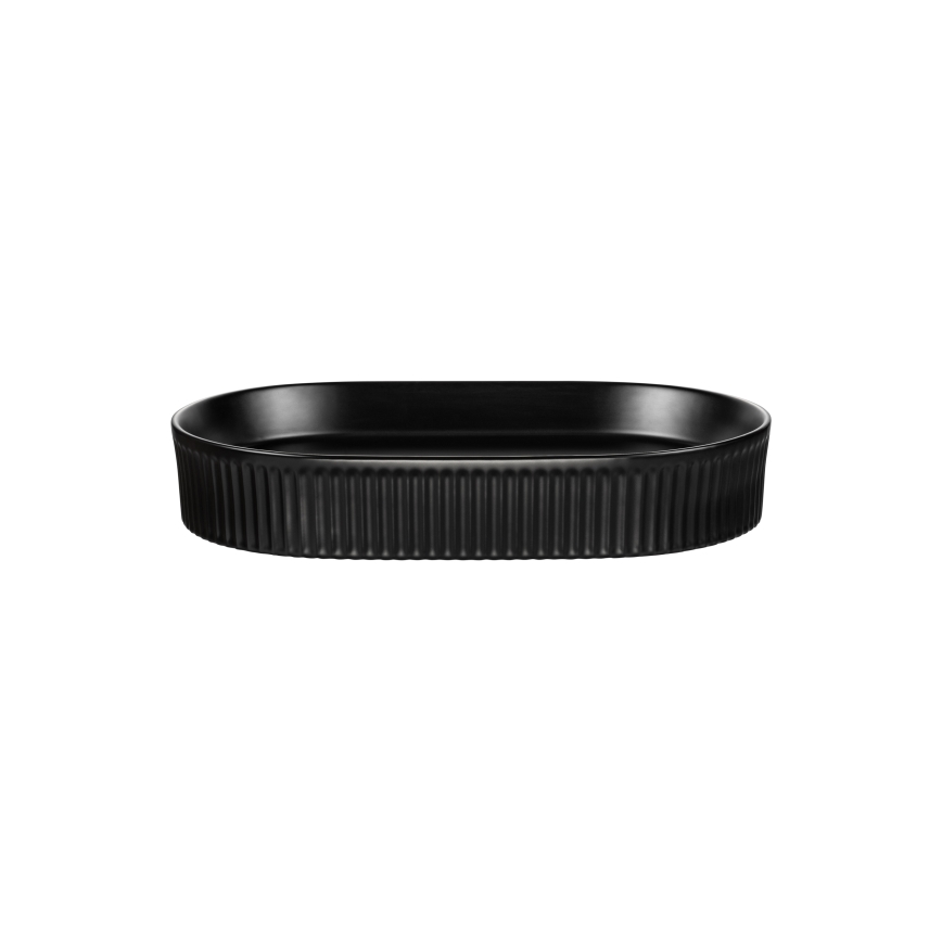 COMAD BEYOND 3 BLACK ( E-6531 ) - Umyvadlo na desku BEYOND 56x36 cm keramika/matná černá