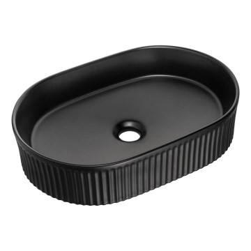 COMAD BEYOND 5 BLACK ( E-6564 ) - Umyvadlo na desku BEYOND 48x32,5 cm keramika/matná černá
