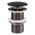 COMAD CLICK-CLACK T201GG-3 - Umyvadlová výpusť CLICK-CLACK pr. 7 cm šedá