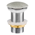 COMAD CLICK-CLACK T201M-Y1-3 - Umyvadlová výpusť CLICK-CLACK pr. 7 cm matná šedá