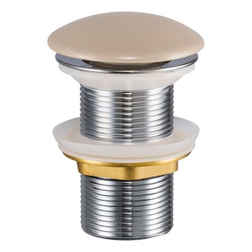 COMAD CLICK-CLACK T201MC-3 - Umyvadlová výpusť CLICK-CLACK pr. 7 cm matné cappuccino