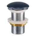 COMAD CLICK-CLACK T201MNB-3 - Umyvadlová výpusť CLICK-CLACK pr. 7 cm matná námořnická modrá
