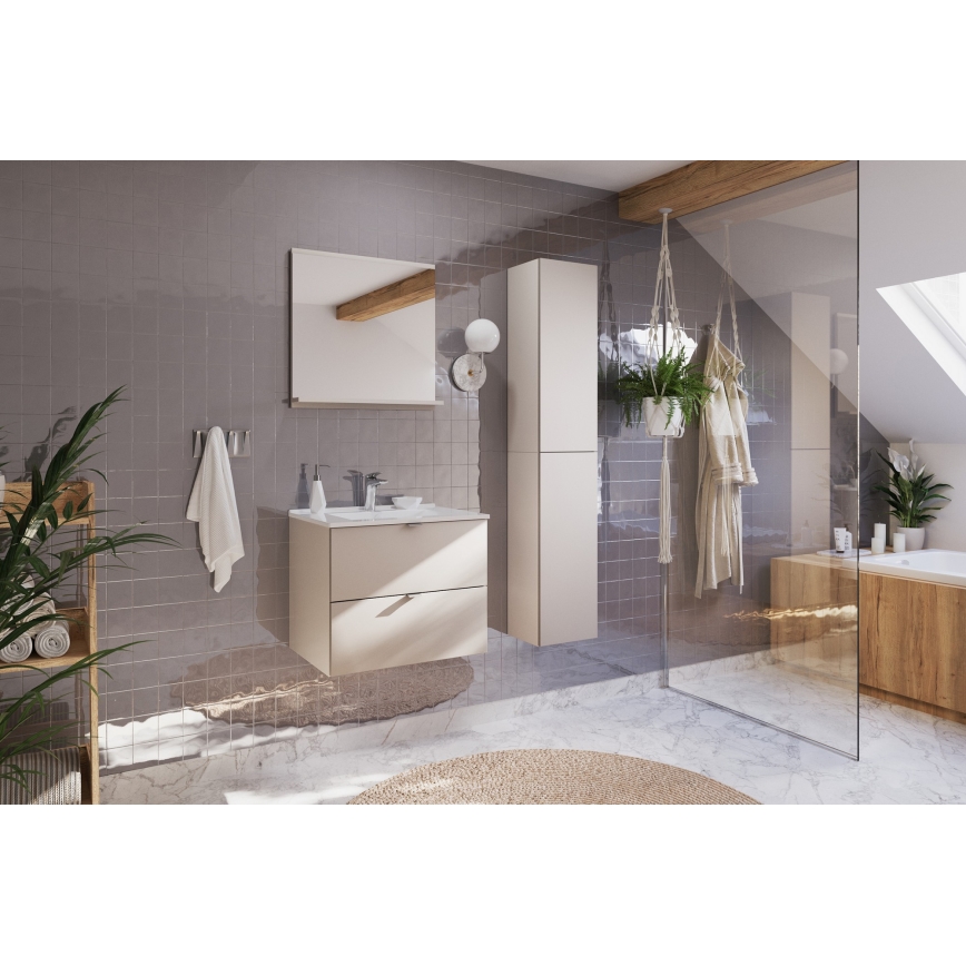 COMAD DALIA CASHMERE 82-60-46-2S - Koupelnová skříňka pod umyvadlo DALIA béžová