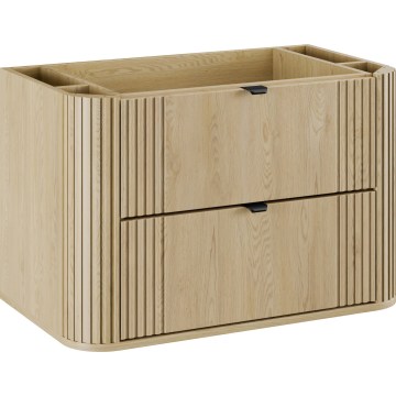 COMAD OVALIA CREMONA 82-80-46-2S - Koupelnová skříňka pod umyvadlo OVALIA dub