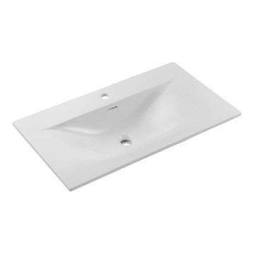 COMAD SKY 1 80 DP MATT WHITE - Zápustné umyvadlo SKY 46x81 cm matná bílá
