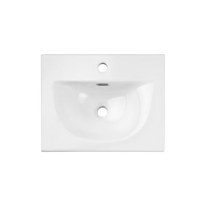 COMAD SKY 3 50CM DP ( E-8099-3-50 ) - Zápustné umyvadlo SKY 51x40 cm keramika/matná bílá