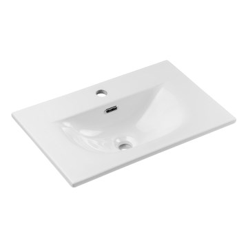 COMAD SKY 3 60CM DP ( E-8099-3-60 ) - Zápustné umyvadlo SKY 61x40 cm keramika/matná bílá
