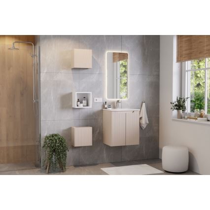 COMAD SKY 3 60CM DP ( E-8099-3-60 ) - Zápustné umyvadlo SKY 61x40 cm keramika/matná bílá