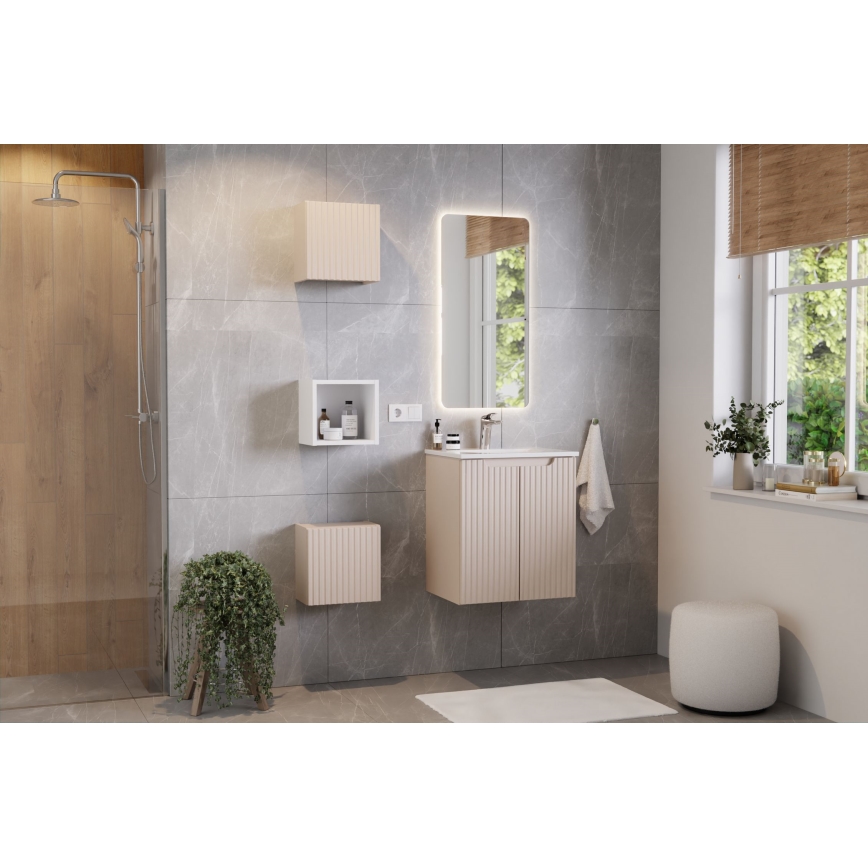 COMAD SKY 3 60CM DP ( E-8099-3-60 ) - Zápustné umyvadlo SKY 61x40 cm keramika/matná bílá