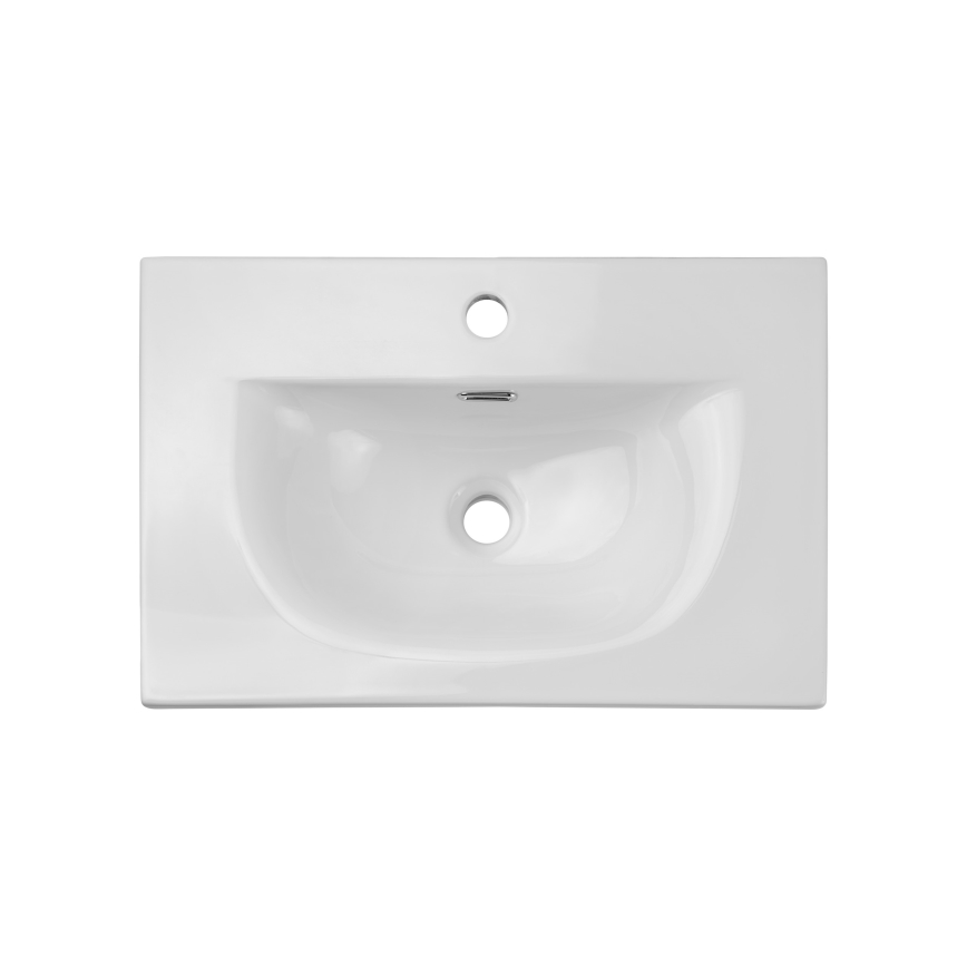 COMAD SKY 3 60CM DP ( E-8099-3-60 ) - Zápustné umyvadlo SKY 61x40 cm keramika/matná bílá